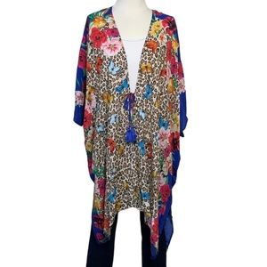Johnny Was Mayflower Short Kimono Size L / XL